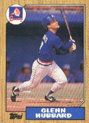 1987 Topps Baseball Cards      745     Glenn Hubbard